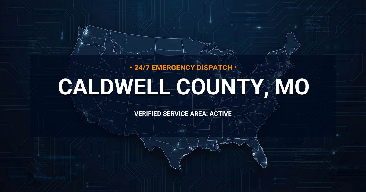 Emergency Plumbing Dispatch Map for Caldwell County Plumbing Logistics