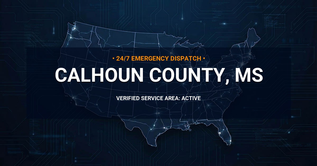Emergency Plumbing Dispatch Map for Calhoun County Plumbing Logistics