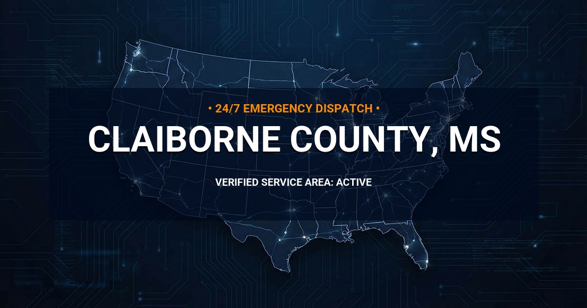 Emergency Plumbing Dispatch Map for Claiborne County Plumbing Logistics