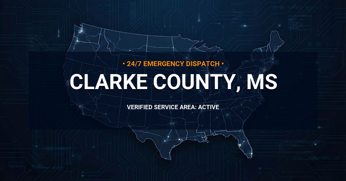 Emergency Plumbing Dispatch Map for Clarke County Plumbing Logistics
