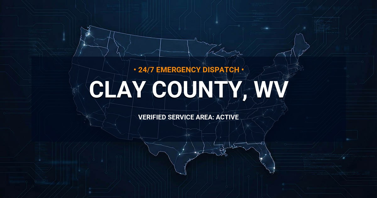 Emergency Plumbing Dispatch Map for Clay County Plumbing Logistics