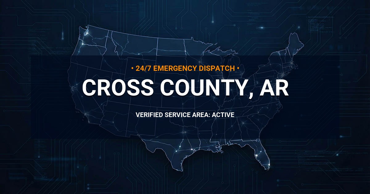 Emergency Plumbing Dispatch Map for Cross County Plumbing Logistics
