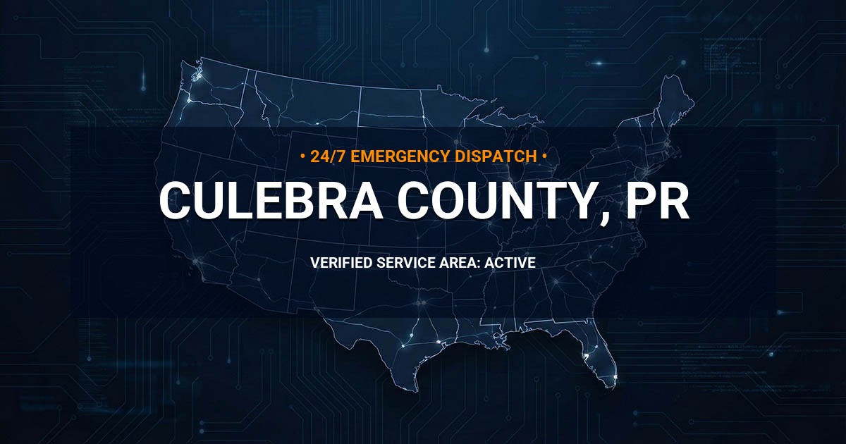 Emergency Plumbing Dispatch Map for Culebra County Plumbing Logistics
