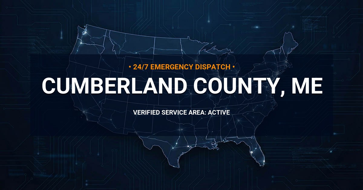 Emergency Plumbing Dispatch Map for Cumberland County Plumbing Logistics