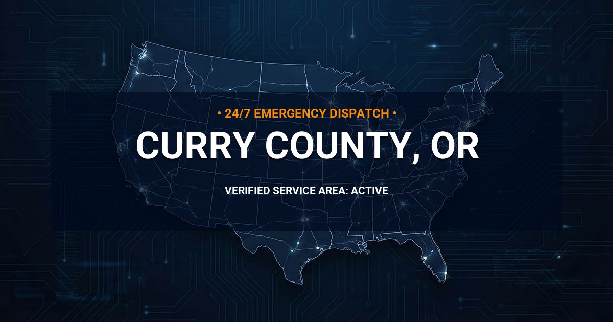 Emergency Plumbing Dispatch Map for Curry County Plumbing Logistics