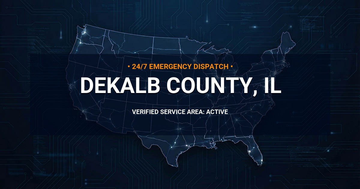 Emergency Plumbing Dispatch Map for DeKalb County Plumbing Logistics