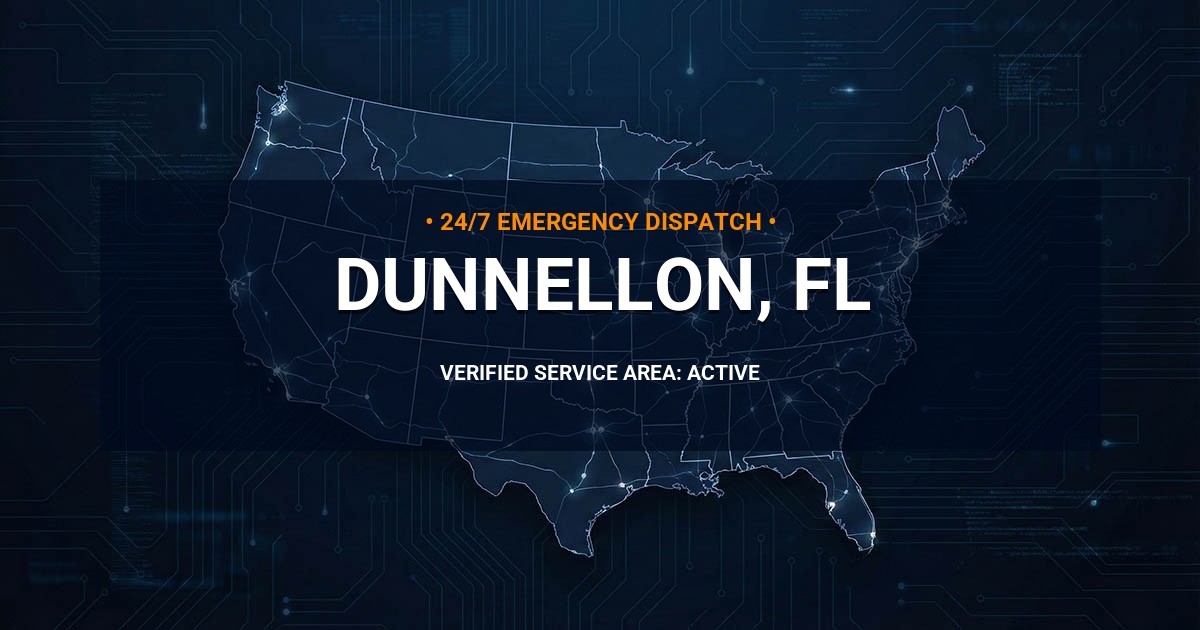 Emergency Plumbing Dispatch Map for Plumbing Services: Dunnellon, FL