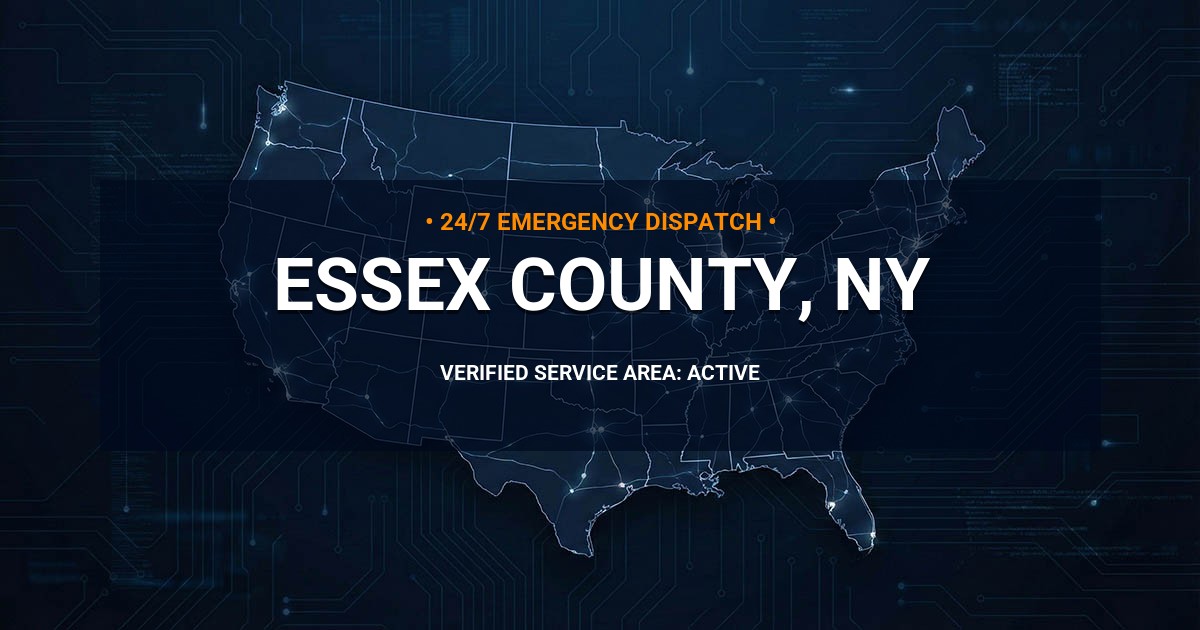 Emergency Plumbing Dispatch Map for Essex County Plumbing Logistics