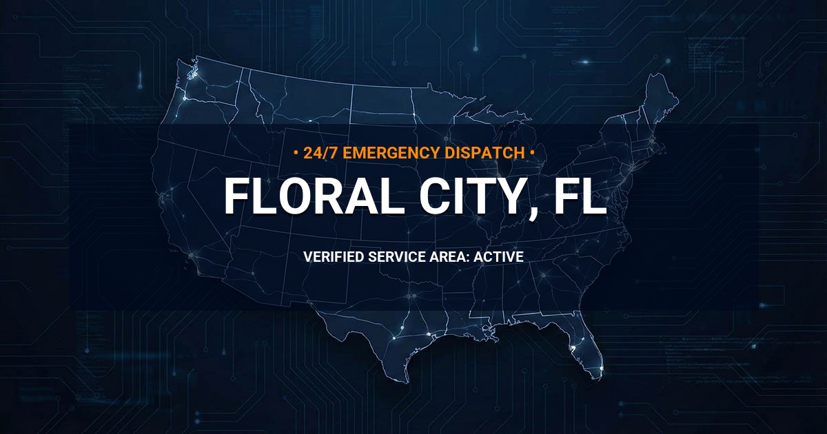 Emergency Plumbing Dispatch Map for Plumbing Services: Floral City, FL