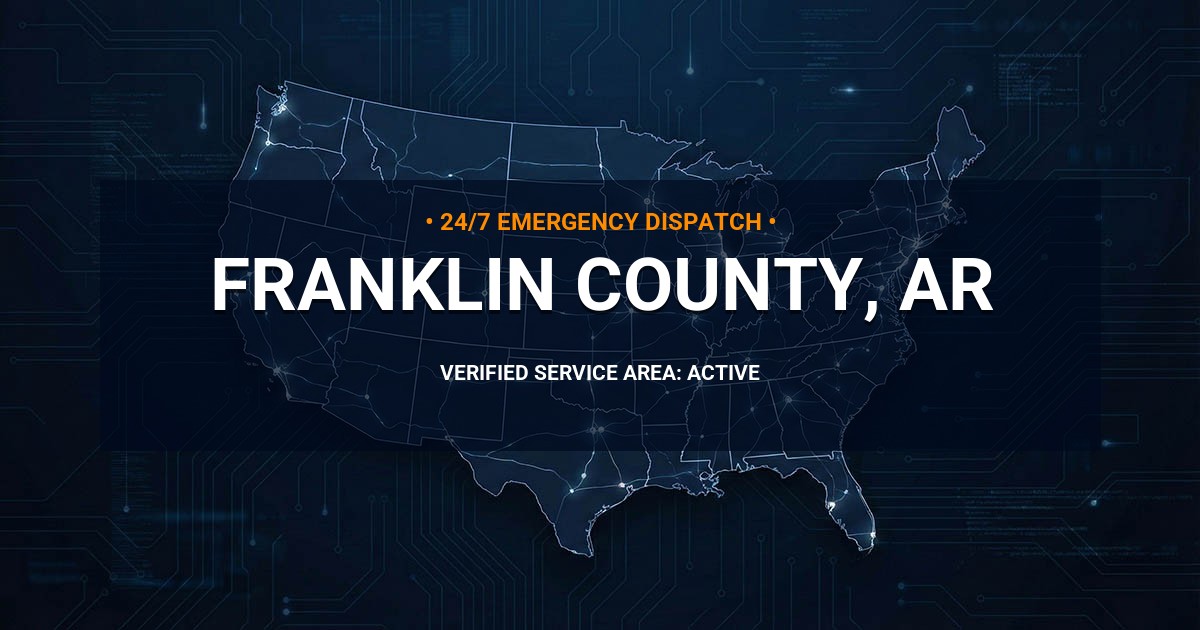 Emergency Plumbing Dispatch Map for Franklin County Plumbing Logistics