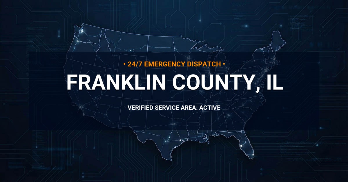 Emergency Plumbing Dispatch Map for Franklin County Plumbing Logistics