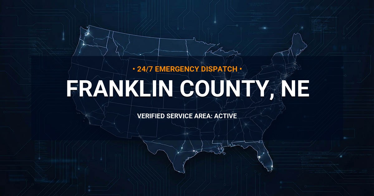 Emergency Plumbing Dispatch Map for Franklin County Plumbing Logistics