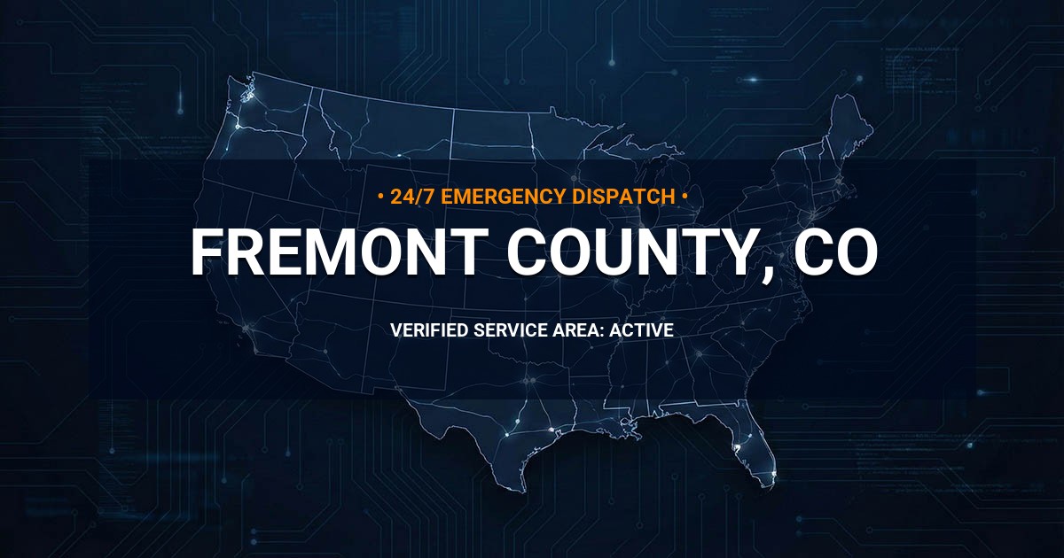 Emergency Plumbing Dispatch Map for Fremont County Plumbing Logistics