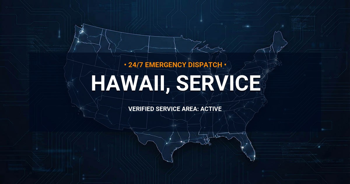 Emergency Plumbing Dispatch Map for Hawaii Plumbing Administration