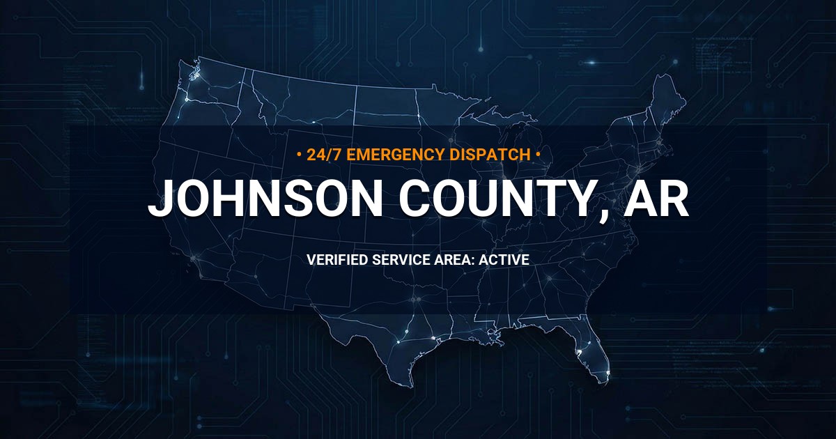 Emergency Plumbing Dispatch Map for Johnson County Plumbing Logistics