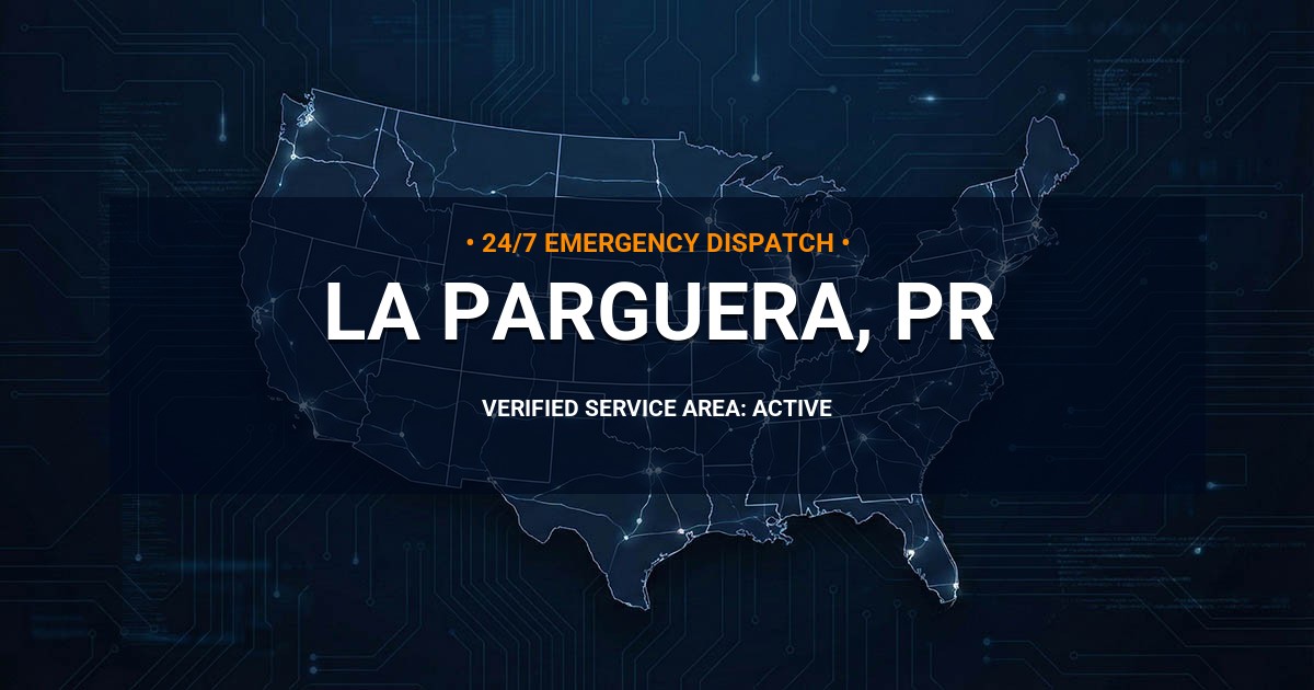 Emergency Plumbing Dispatch Map for Plumbing Services: La Parguera, PR
