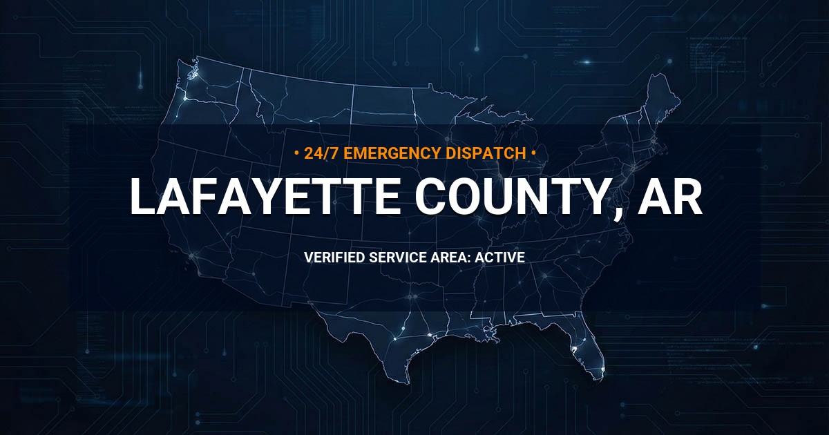 Emergency Plumbing Dispatch Map for Lafayette County Plumbing Logistics