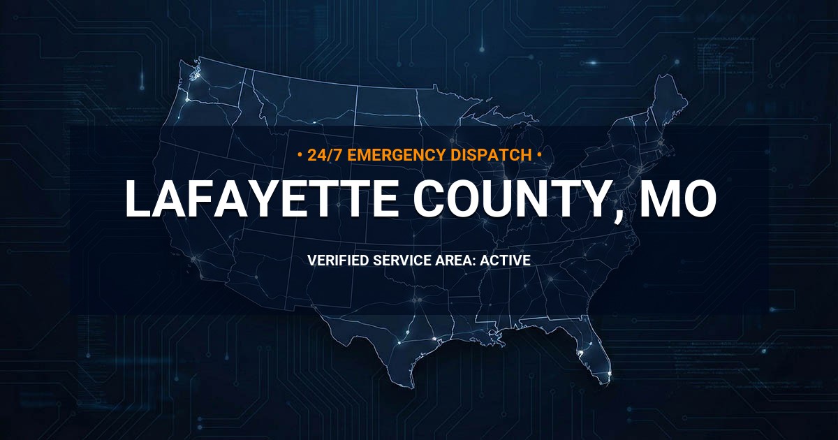 Emergency Plumbing Dispatch Map for Lafayette County Plumbing Logistics