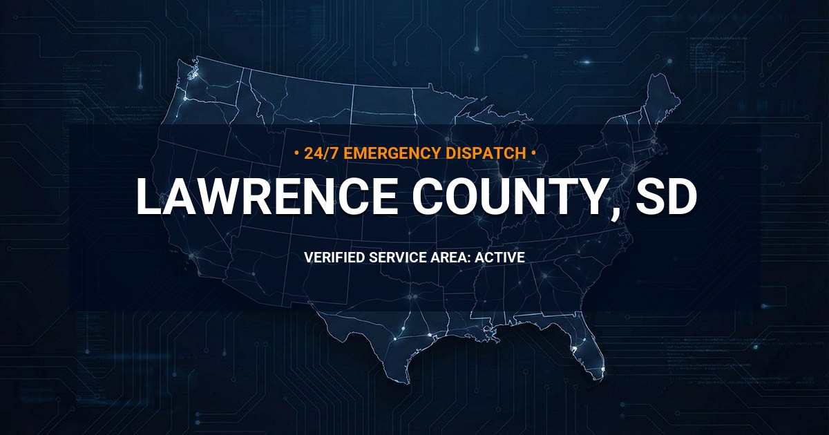 Emergency Plumbing Dispatch Map for Lawrence County Plumbing Logistics