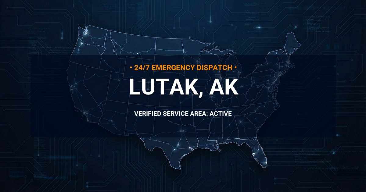 Emergency Plumbing Dispatch Map for Plumbing Services: Lutak, AK