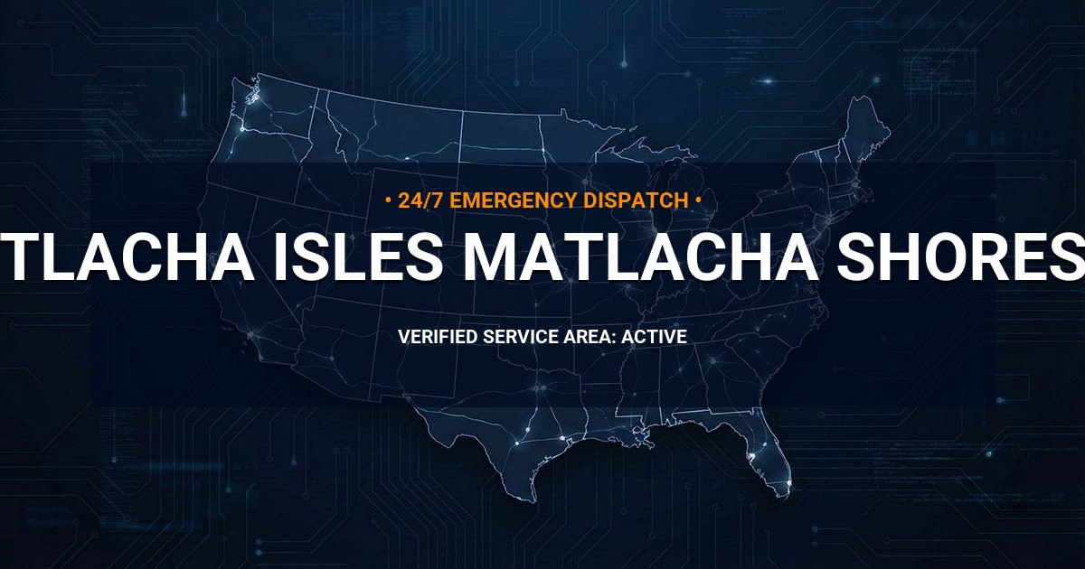 Emergency Plumbing Dispatch Map for Plumbing Services: Matlacha Isles-Matlacha Shores, FL