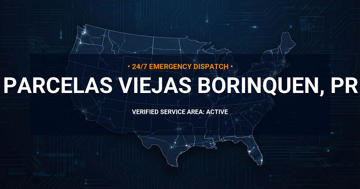 Emergency Plumbing Dispatch Map for Plumbing Services: Parcelas Viejas Borinquen, PR