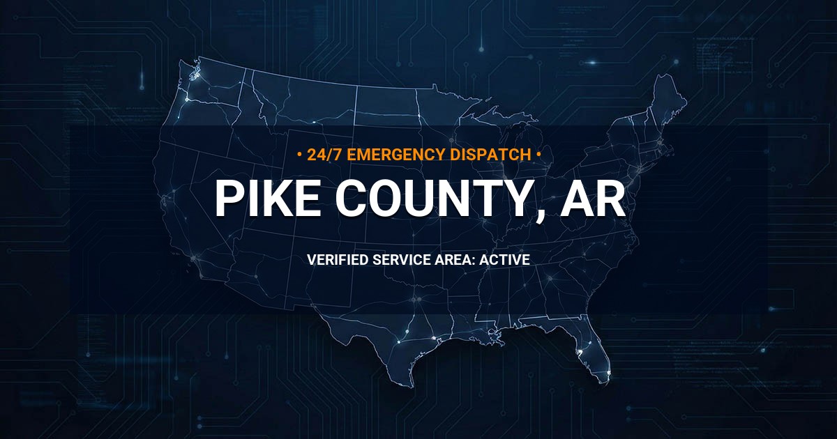 Emergency Plumbing Dispatch Map for Pike County Plumbing Logistics