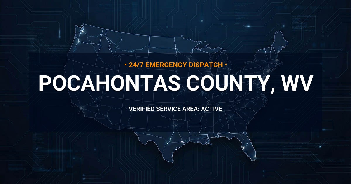 Emergency Plumbing Dispatch Map for Pocahontas County Plumbing Logistics