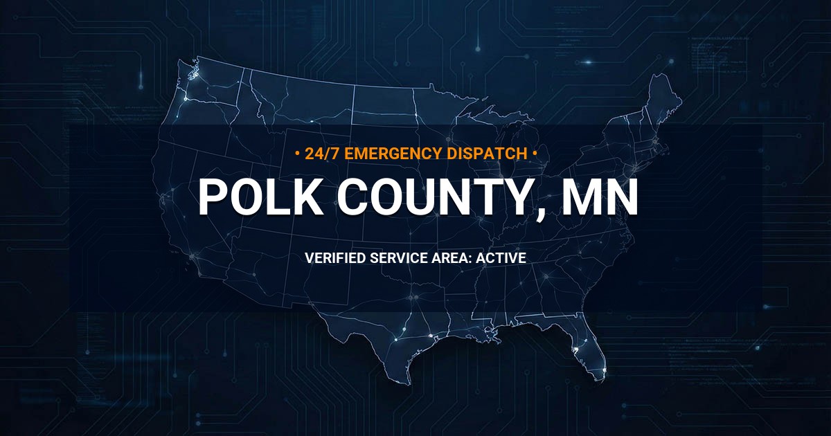 Emergency Plumbing Dispatch Map for Polk County Plumbing Logistics