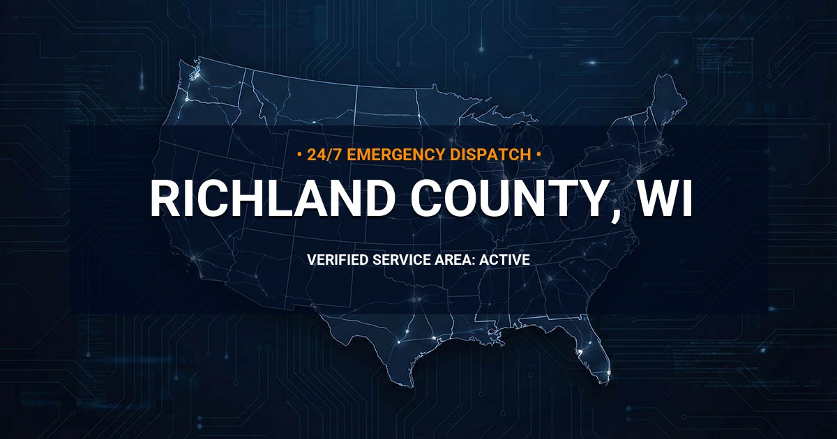 Emergency Plumbing Dispatch Map for Richland County Plumbing Logistics