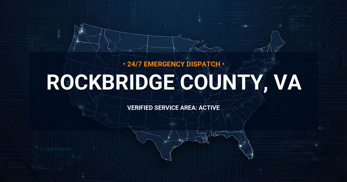 Emergency Plumbing Dispatch Map for Rockbridge County Plumbing Logistics