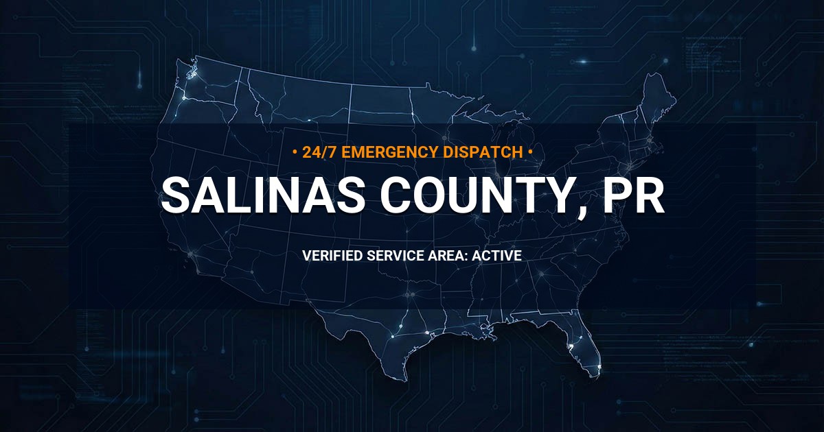 Emergency Plumbing Dispatch Map for Salinas County Plumbing Logistics