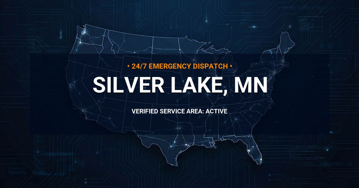 Emergency Plumbing Dispatch Map for Plumbing Services: Silver Lake, MN