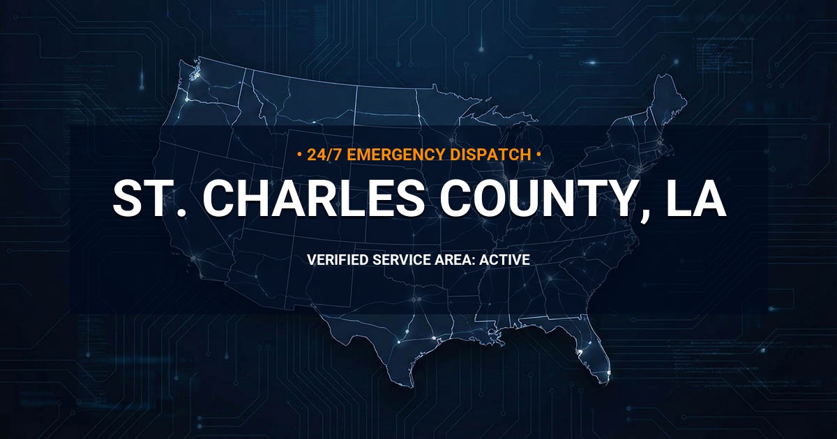 Emergency Plumbing Dispatch Map for St. Charles County Plumbing Logistics