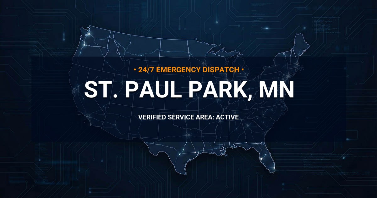 Emergency Plumbing Dispatch Map for Plumbing Services: St. Paul Park, MN