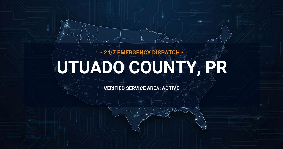 Emergency Plumbing Dispatch Map for Utuado County Plumbing Logistics